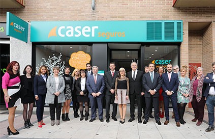 Caser inaugura una nueva agencia en Pamplona